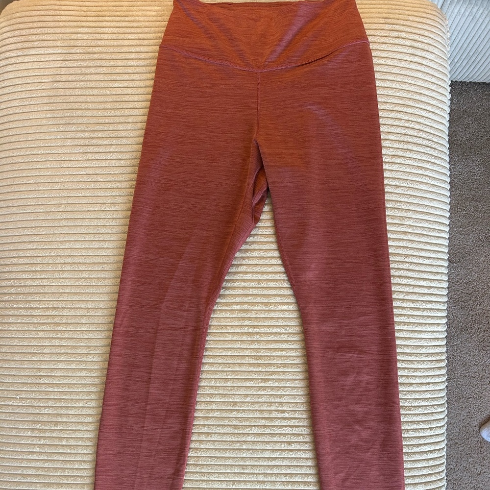 Nike Women's Pink High-Wasted Full-Length Leggings